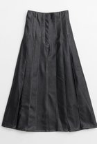 【メゾンスペシャル/MAISON SPECIAL】のTack Pleats Vegan Leather Long Skirt/タックプリーツヴィーガンレザーロングスカート BLK(ブラック)|ID:prp329100004158444