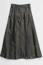 【メゾンスペシャル/MAISON SPECIAL】のTack Pleats Vegan Leather Long Skirt/タックプリーツヴィーガンレザーロングスカート BRN(ブラウン)|ID:prp329100004158444