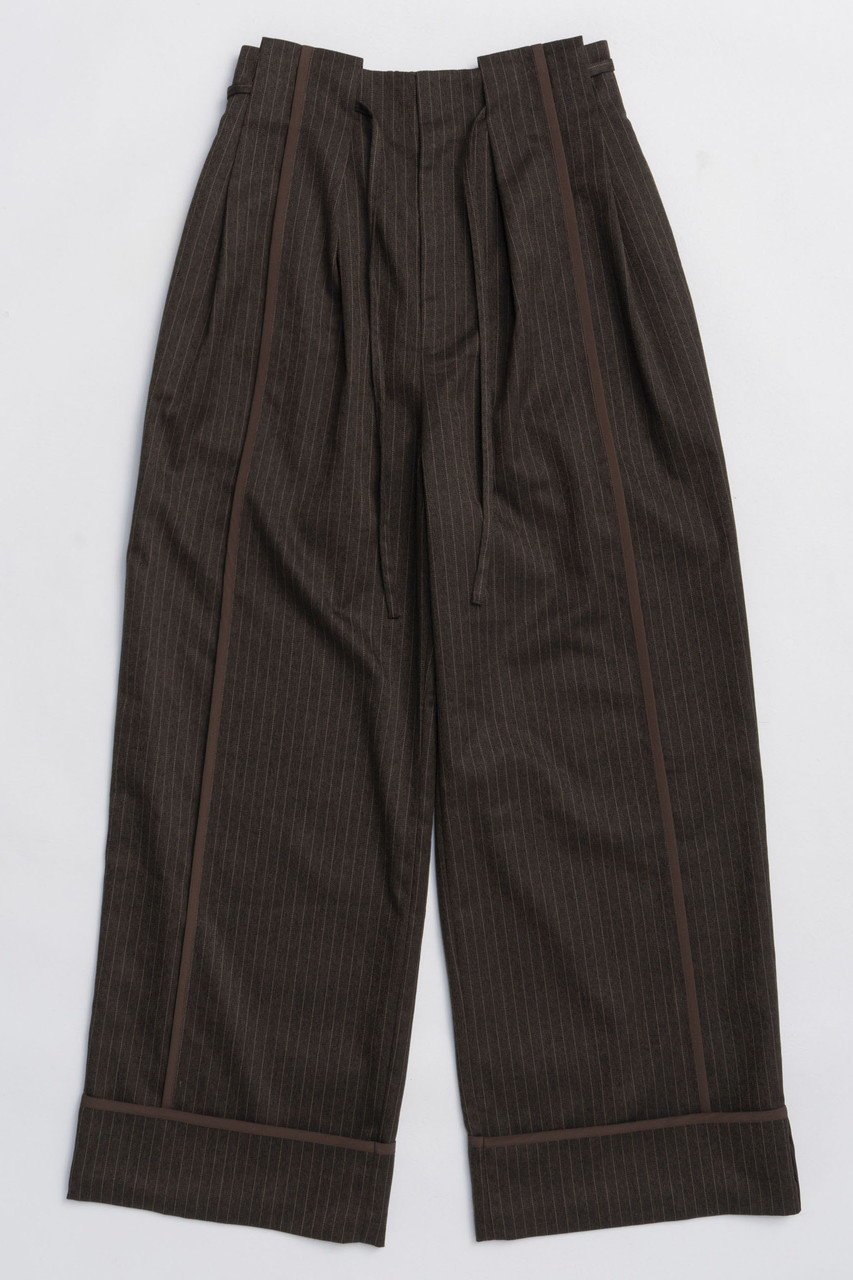 【メゾンスペシャル/MAISON SPECIAL】のSaxony Pants/サキソニーパンツ インテリア・キッズ・メンズ・レディースファッション・服の通販 founy(ファニー) 　ファッション　Fashion　レディースファッション　Fashion for Women　パンツ　Pants & Trousers　シンプル　Simple, Minimal　パイピング　Piping, Trim Design　エレガント 上品　Elegant　新作・新入荷　New Arrivals / New In　BRN(ブラウン)|ID: prp329100004158446 ipo3291000000034434206