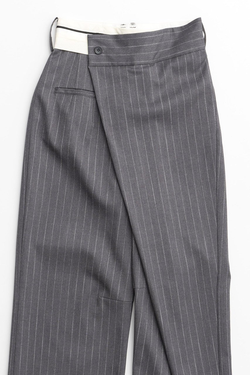 【メゾンスペシャル/MAISON SPECIAL】のAsymmetry Cocoon Pants/アシンメトリーコクーンパンツ 人気、トレンドファッション・服の通販 founy(ファニー) 　ファッション　Fashion　レディースファッション　WOMEN　パンツ　Pants　おすすめ　Recommend　アシンメトリー　Asymmetry　クール　Cool　シンプル　Simple　ストライプ　Stripe　ベーシック　Basic　ワイド　Wide　エレガント 上品　Elegant　other-2|ID: prp329100004158449 ipo3291000000031398975