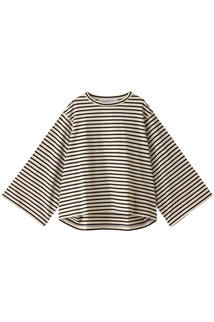 【マルティニーク/martinique】の【COGTHEBIGSMOKE】KAMILAワイドスリーブTシャツ インテリア・キッズ・メンズ・レディースファッション・服の通販 founy(ファニー) 　ファッション　Fashion　レディースファッション　Fashion for Women　トップス・カットソー　Cut & Sew Tops　シャツ・ブラウス・オフィスカジュアル　Elegant Blouses & Button-Ups　ロングTシャツ・Tシャツ　Longline T-Shirts & Tees　カットソー　Cut and Sewn Top　スリーブ　Sleeve, Long Sleeve / Short Sleeve　ロング　Long, Long-Length　ワイド　Wide, Wide Fit　エレガント 上品　Elegant　アイボリー|ID: prp329100004158455 ipo3291000000032884435