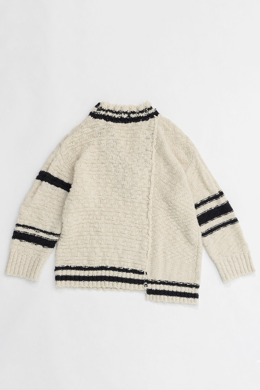 【メゾンスペシャル/MAISON SPECIAL】のTilden Oversize Knit Tops/チルデンオーバーニット 人気、トレンドファッション・服の通販 founy(ファニー) ファッション Fashion レディースファッション Fashion for Women トップス・カットソー Cut & Sew Tops ニット Knit Tops & Sweaters カジュアルプルオーバー・ニットトップス Pullovers & Knit Tops / Casual Pullovers アシンメトリー Asymmetrical Style インナー Innerwear シンプル Simple, Minimal タンク Tank Top, Sleeveless Top ブロック Block, Solid Block Pattern おすすめ Recommended / Our Picks other-5|ID: prp329100004158459 ipo3291000000032919498