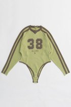 【メゾンスペシャル/MAISON SPECIAL】のNumbering Knit Body Suit/ナンバリングニットボディスーツ LIME(ライム)|ID: prp329100004158460 ipo3291000000028684511