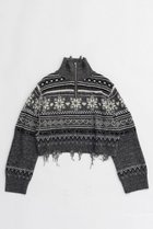 【メゾンスペシャル/MAISON SPECIAL】のNordic Pattern Half Zip Knit Tops/ノルディックハーフジップニット 人気、トレンドファッション・服の通販 founy(ファニー) ファッション Fashion レディースファッション WOMEN トップス・カットソー Tops/Tshirt ニット Knit Tops プルオーバー Pullover ショート Short ジップ Zip タイトスカート Tight Skirt ダメージ Damage デニム Denim モヘア Mohair A/W・秋冬 Aw・Autumn/Winter・Fw・Fall-Winter おすすめ Recommend NEW・新作・新着・新入荷 New Arrivals thumbnail GRY(グレー)|ID: prp329100004158461 ipo3291000000028684513