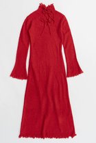 【メゾンスペシャル/MAISON SPECIAL】のRibbon Detail Scrub Fabric Maxidresses/リボンスクラブワンピース RED(レッド)|ID:prp329100004158462