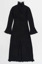 【メゾンスペシャル/MAISON SPECIAL】のRibbon Detail Scrub Fabric Maxidresses/リボンスクラブワンピース BLK(ブラック)|ID: prp329100004158462 ipo3291000000032890718