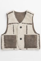 【メゾンスペシャル/MAISON SPECIAL】の2way Boa Vest/2WAYボアベスト BRN(ブラウン)|ID:prp329100004158464