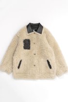 【メゾンスペシャル/MAISON SPECIAL】のReversible faux Leather Mouton Blouson/リバーシブルフェイクレザームートンブルゾン O.WHT(オフホワイト)|ID: prp329100004158465 ipo3291000000032943959