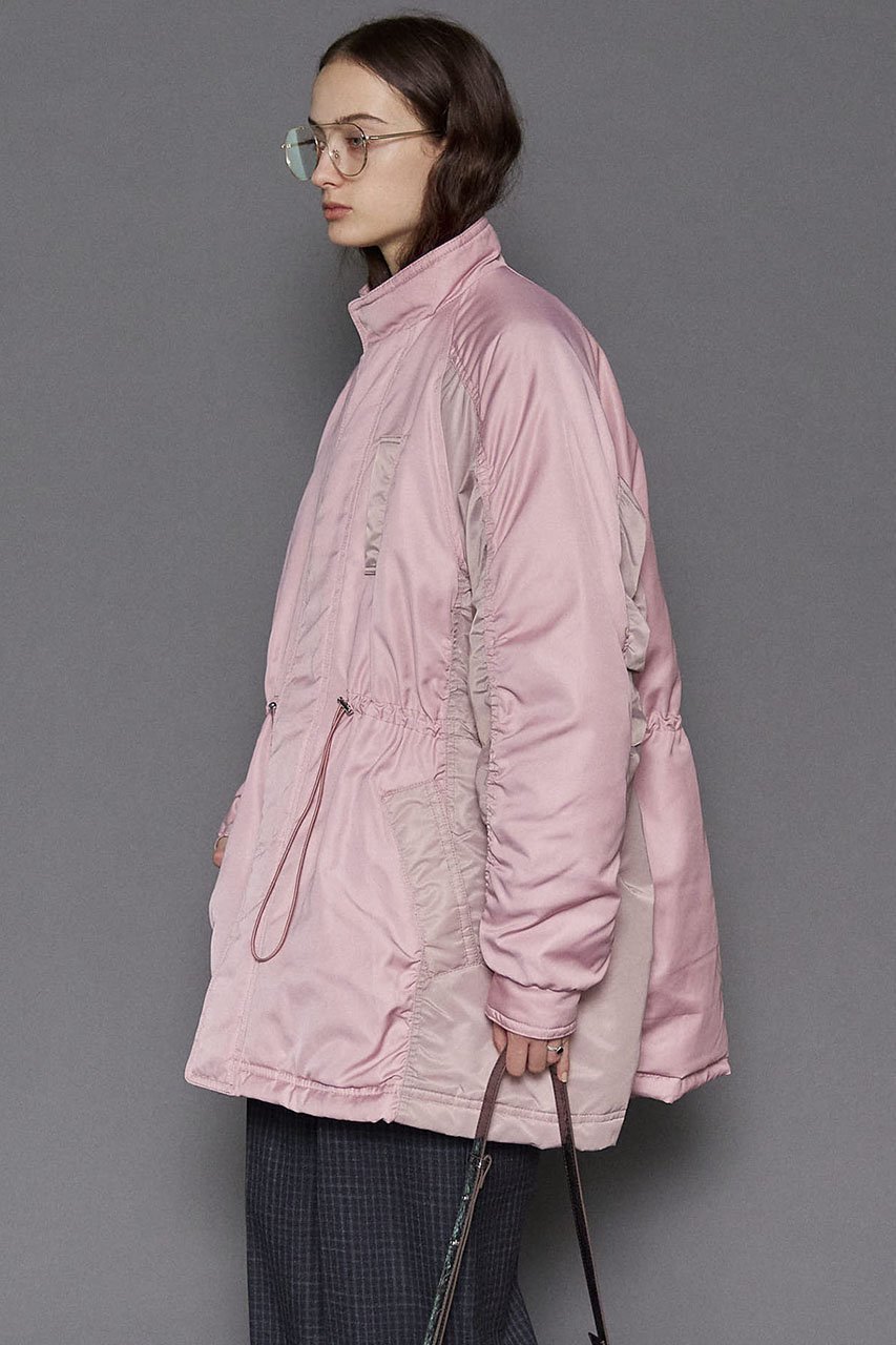 【メゾンスペシャル/MAISON SPECIAL】のOxford Fabric Work Padded Coat/オックスワークパテッドコート 人気、トレンドファッション・服の通販 founy(ファニー) 　ファッション　Fashion　レディースファッション　Fashion for Women　アウター　Coat / Outerwear Collection　コート・ロングコート・ピーコート　Long Coats, Peacoats & More　おすすめ　Recommended / Our Picks　オックス　Oxford Fabric　チェック　Check, Plaid, Tartan　ドローストリング　Drawstring, Pull Cord　バランス　Balance, Style Balance　ミドル　Middle Length, Mid Height　ロング　Long, Long-Length　ワーク　Workwear, Utility Style　冬　Winter / This Winter　防寒　Cold Protection, Winter-Ready　other-8|ID: prp329100004158466 ipo3291000000032939444