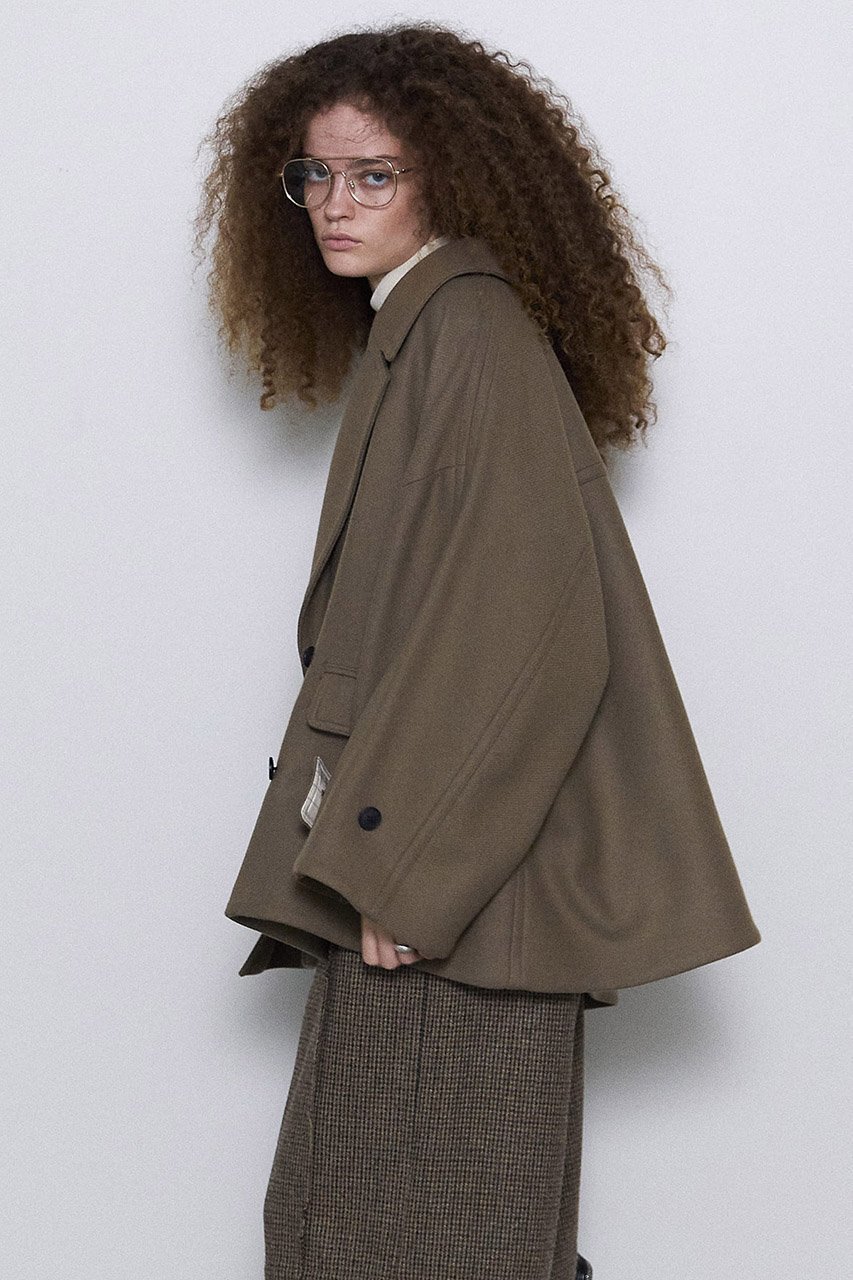 【メゾンスペシャル/MAISON SPECIAL】のPoncho Coat/ポンチョコート 人気、トレンドファッション・服の通販 founy(ファニー) 　ファッション　Fashion　レディースファッション　WOMEN　アウター　Coat Outerwear　コート　Coats　ポンチョ　Ponchos　イタリア　Italy　カシミヤ　Cashmere　ショート　Short　トレンド　Trend　フラップ　Flap　ポンチョ　Poncho　ミドル　Middle　無地　Plain Color　エレガント 上品　Elegant　other-3|ID: prp329100004158467 ipo3291000000031399135