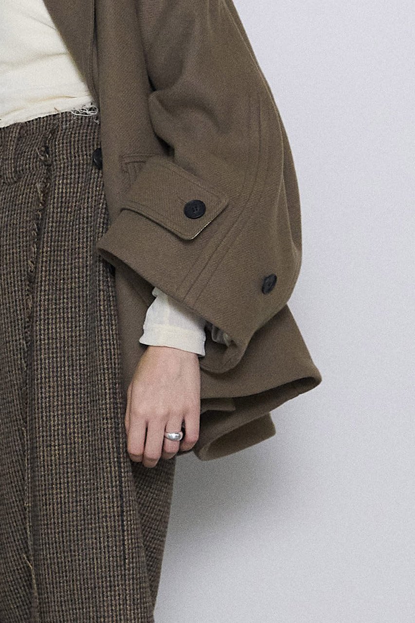 【メゾンスペシャル/MAISON SPECIAL】のPoncho Coat/ポンチョコート 人気、トレンドファッション・服の通販 founy(ファニー) 　ファッション　Fashion　レディースファッション　WOMEN　アウター　Coat Outerwear　コート　Coats　ポンチョ　Ponchos　イタリア　Italy　カシミヤ　Cashmere　ショート　Short　トレンド　Trend　フラップ　Flap　ポンチョ　Poncho　ミドル　Middle　無地　Plain Color　エレガント 上品　Elegant　other-7|ID: prp329100004158467 ipo3291000000031399143