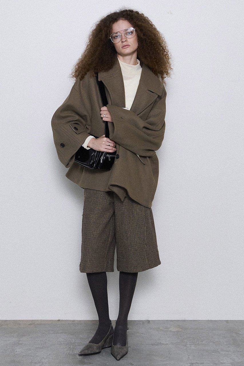【メゾンスペシャル/MAISON SPECIAL】のPoncho Coat/ポンチョコート 人気、トレンドファッション・服の通販 founy(ファニー) 　ファッション　Fashion　レディースファッション　WOMEN　アウター　Coat Outerwear　コート　Coats　ポンチョ　Ponchos　イタリア　Italy　カシミヤ　Cashmere　ショート　Short　トレンド　Trend　フラップ　Flap　ポンチョ　Poncho　ミドル　Middle　無地　Plain Color　エレガント 上品　Elegant　other-8|ID: prp329100004158467 ipo3291000000031399145