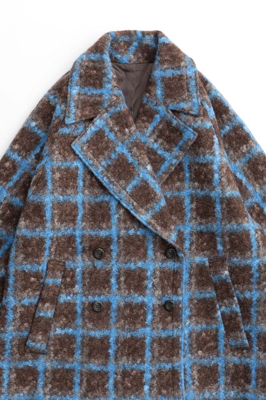 【メゾンスペシャル/MAISON SPECIAL】のCheckered Over Silhouette Middle Coat/チェックオーバーミドルコート 人気、トレンドファッション・服の通販 founy(ファニー) 　ファッション　Fashion　レディースファッション　WOMEN　アウター　Coat Outerwear　コート　Coats　クラシック　Classic　チェック　Check　トレンド　Trend　ミドル　Middle　ロング　Long　定番　Standard　other-2|ID: prp329100004158468 ipo3291000000031399147