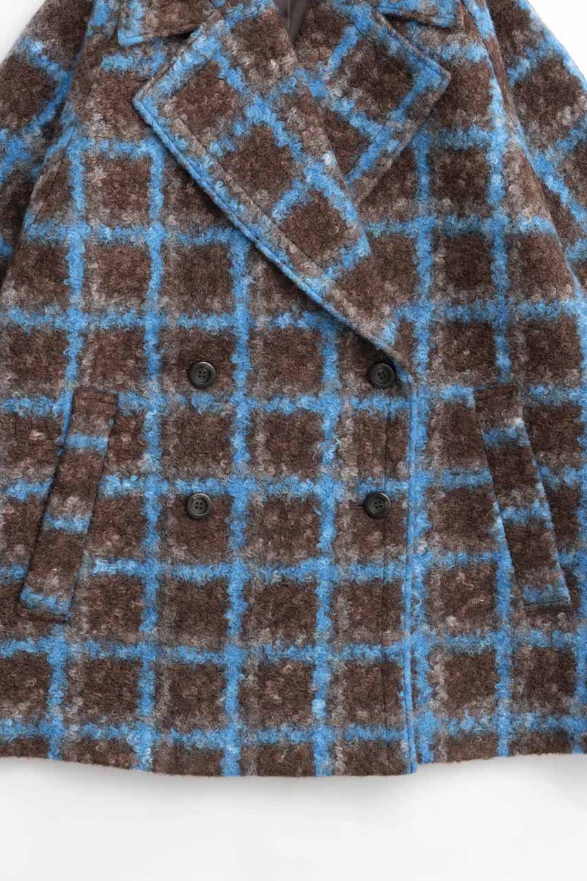 【メゾンスペシャル/MAISON SPECIAL】のCheckered Over Silhouette Middle Coat/チェックオーバーミドルコート 人気、トレンドファッション・服の通販 founy(ファニー) 　ファッション　Fashion　レディースファッション　WOMEN　アウター　Coat Outerwear　コート　Coats　クラシック　Classic　チェック　Check　トレンド　Trend　ミドル　Middle　ロング　Long　定番　Standard　other-3|ID: prp329100004158468 ipo3291000000031399150