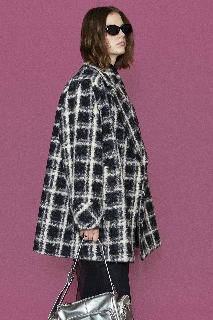 【メゾンスペシャル/MAISON SPECIAL】のCheckered Over Silhouette Middle Coat/チェックオーバーミドルコート 人気、トレンドファッション・服の通販 founy(ファニー) 　ファッション　Fashion　レディースファッション　Fashion for Women　アウター　Coat / Outerwear Collection　コート・ロングコート・ピーコート　Long Coats, Peacoats & More　クラシック　Classic, Timeless Style　チェック　Check, Plaid, Tartan　トレンド　Trend, Trending Now　ミドル　Middle Length, Mid Height　ロング　Long, Long-Length　定番　Standard, Basic Item　other-3|ID: prp329100004158468 ipo3291000000035598809