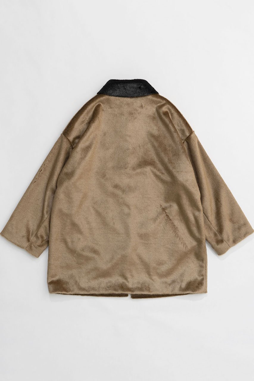 【メゾンスペシャル/MAISON SPECIAL】のFaux Fur Bal Collar Coat/フェイクファーステンカラーコート 人気、トレンドファッション・服の通販 founy(ファニー) 　ファッション　Fashion　レディースファッション　Fashion for Women　アウター　Coat / Outerwear Collection　コート・ロングコート・ピーコート　Long Coats, Peacoats & More　オケージョン　Occasion Wear　スラックス　Slacks, Dress Pants　タイツ　Tights, Legwear　ダウン　Down, Puffer　チュニック　Tunic, Long Top　フェイクファー　Faux Fur, Imitation Fur　フェミニン　Feminine, Girly　ブルゾン　Blouson, Bomber Jacket　ポケット　Pocket, Pocket Detail　ミドル　Middle Length, Mid Height　ロング　Long, Long-Length　おすすめ　Recommended / Our Picks　other-4|ID: prp329100004158469 ipo3291000000032940834