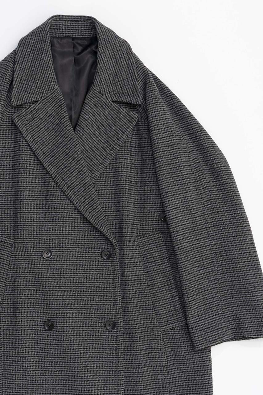【メゾンスペシャル/MAISON SPECIAL】のGun Club Plaid Long Coat/ガンクラブロングコート 人気、トレンドファッション・服の通販 founy(ファニー) 　ファッション　Fashion　レディースファッション　Fashion for Women　アウター　Coat / Outerwear Collection　コート・ロングコート・ピーコート　Long Coats, Peacoats & More　スリーブ　Sleeve, Long Sleeve / Short Sleeve　ダブル　Double, Double-Breasted　チェック　Check, Plaid, Tartan　無地　Plain, Solid Color　ロング　Long, Long-Length　冬　Winter / This Winter　other-4|ID: prp329100004158470 ipo3291000000035689593