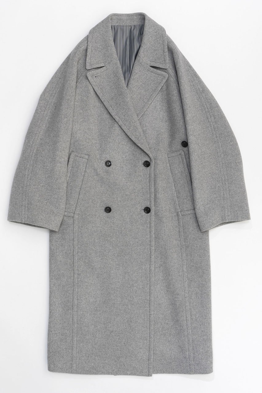 【メゾンスペシャル/MAISON SPECIAL】のSuper140 s Long Coat/super140 sロングコート 人気、トレンドファッション・服の通販 founy(ファニー) 　ファッション　Fashion　レディースファッション　WOMEN　アウター　Coat Outerwear　コート　Coats　スリーブ　Sleeve　ダブル　Double　チェック　Check　メルトン　Melton　ロング　Long　冬　Winter　エレガント 上品　Elegant　NEW・新作・新着・新入荷　New Arrivals　 other-1|ID: prp329100004158471 ipo3291000000028684544