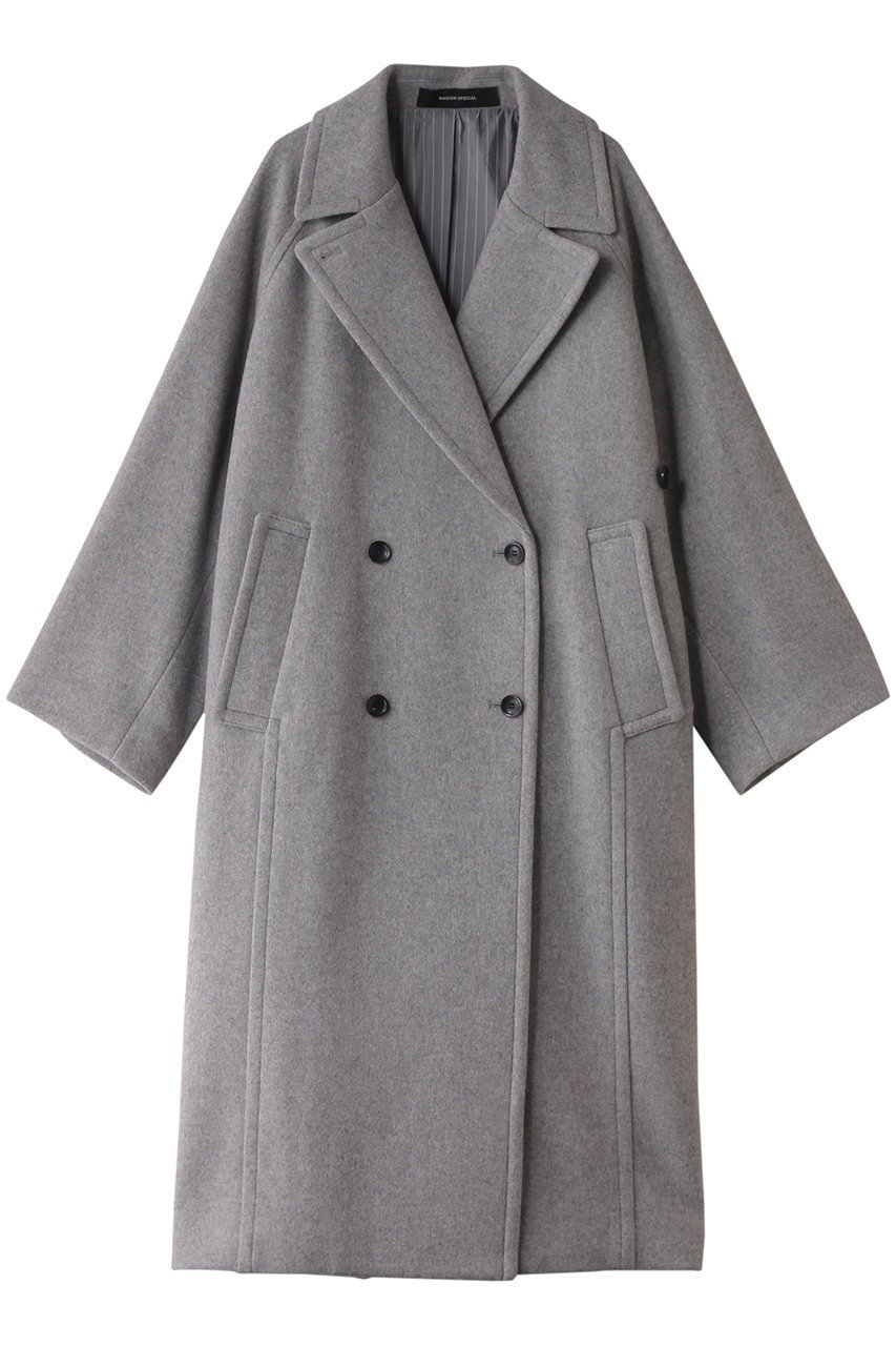 【メゾンスペシャル/MAISON SPECIAL】のSuper140 s Long Coat/super140 sロングコート 人気、トレンドファッション・服の通販 founy(ファニー) ファッション Fashion レディースファッション Fashion for Women アウター Coat / Outerwear Collection コート・ロングコート・ピーコート Long Coats, Peacoats & More スリーブ Sleeve, Long Sleeve / Short Sleeve ダブル Double, Double-Breasted チェック Check, Plaid, Tartan メルトン Melton, Heavy Wool ロング Long, Long-Length 冬 Winter / This Winter エレガント 上品 Elegant other-1|ID: prp329100004158471 ipo3291000000035064455
