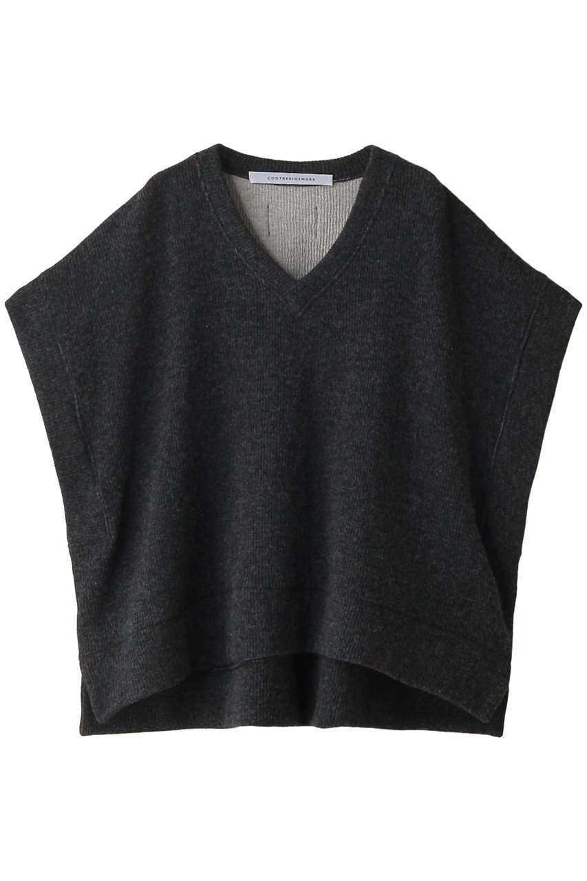 【マルティニーク/martinique】の【COGTHEBIGSMOKE】KIKI WIDE BODYジレ 人気、トレンドファッション・服の通販 founy(ファニー) 　ファッション　Fashion　レディースファッション　Fashion for Women　アウター　Coat / Outerwear Collection　トップス・カットソー　Cut & Sew Tops　シャツ・ブラウス・オフィスカジュアル　Elegant Blouses & Button-Ups　ロングTシャツ・Tシャツ　Longline T-Shirts & Tees　ベスト&ジレ / 重ね着スタイル　Vests & Gilets　カットソー・ベーシックTシャツ　Cut-and-Sewn Tops / Stretch Tees & Basics　ショート　Short, Short Length　スリーブ　Sleeve, Long Sleeve / Short Sleeve　トレンド　Trend, Trending Now　バランス　Balance, Style Balance　フォルム　Silhouette, Form　 other-1|ID: prp329100004158484 ipo3291000000032889676