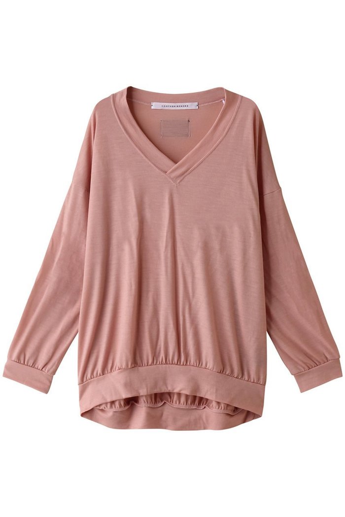 【マルティニーク/martinique】の【COGTHEBIGSMOKE】JENNY Vネックトップ インテリア・キッズ・メンズ・レディースファッション・服の通販 founy(ファニー) https://founy.com/ ファッション Fashion レディースファッション Fashion for Women トップス・カットソー Cut & Sew Tops シャツ・ブラウス・オフィスカジュアル Elegant Blouses & Button-Ups ロングTシャツ・Tシャツ Longline T-Shirts & Tees カットソー・ベーシックTシャツ Cut-and-Sewn Tops / Stretch Tees & Basics Vネックトップス V-Neck Tops / V-Cut Neckline Shirts シンプル Simple, Minimal スリーブ Sleeve, Long Sleeve / Short Sleeve リラックス Relax, Relaxed Fit ロング Long, Long-Length ワイド Wide, Wide Fit |ID: prp329100004158485 ipo3291000000036009177