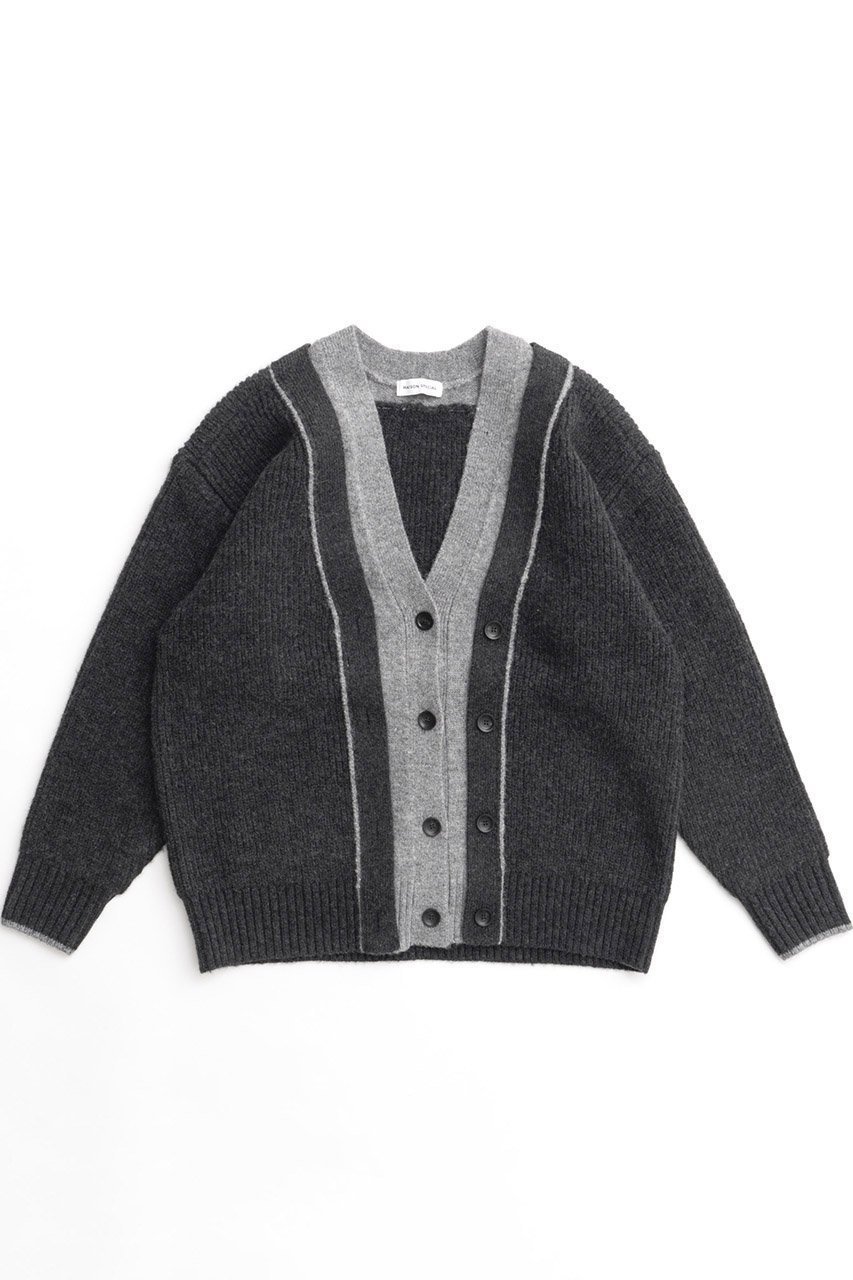 【メゾンスペシャル/MAISON SPECIAL】のDouble Color Layered Knit Cardigan/ダブルカラーレイヤードニットカーディガン 人気、トレンドファッション・服の通販 founy(ファニー) 　ファッション　Fashion　レディースファッション　WOMEN　トップス・カットソー　Tops/Tshirt　ニット　Knit Tops　カーディガン　Cardigans　おすすめ　Recommend　カーディガン　Cardigan　ドッキング　Docking　NEW・新作・新着・新入荷　New Arrivals　 other-1|ID: prp329100004158507 ipo3291000000028684662