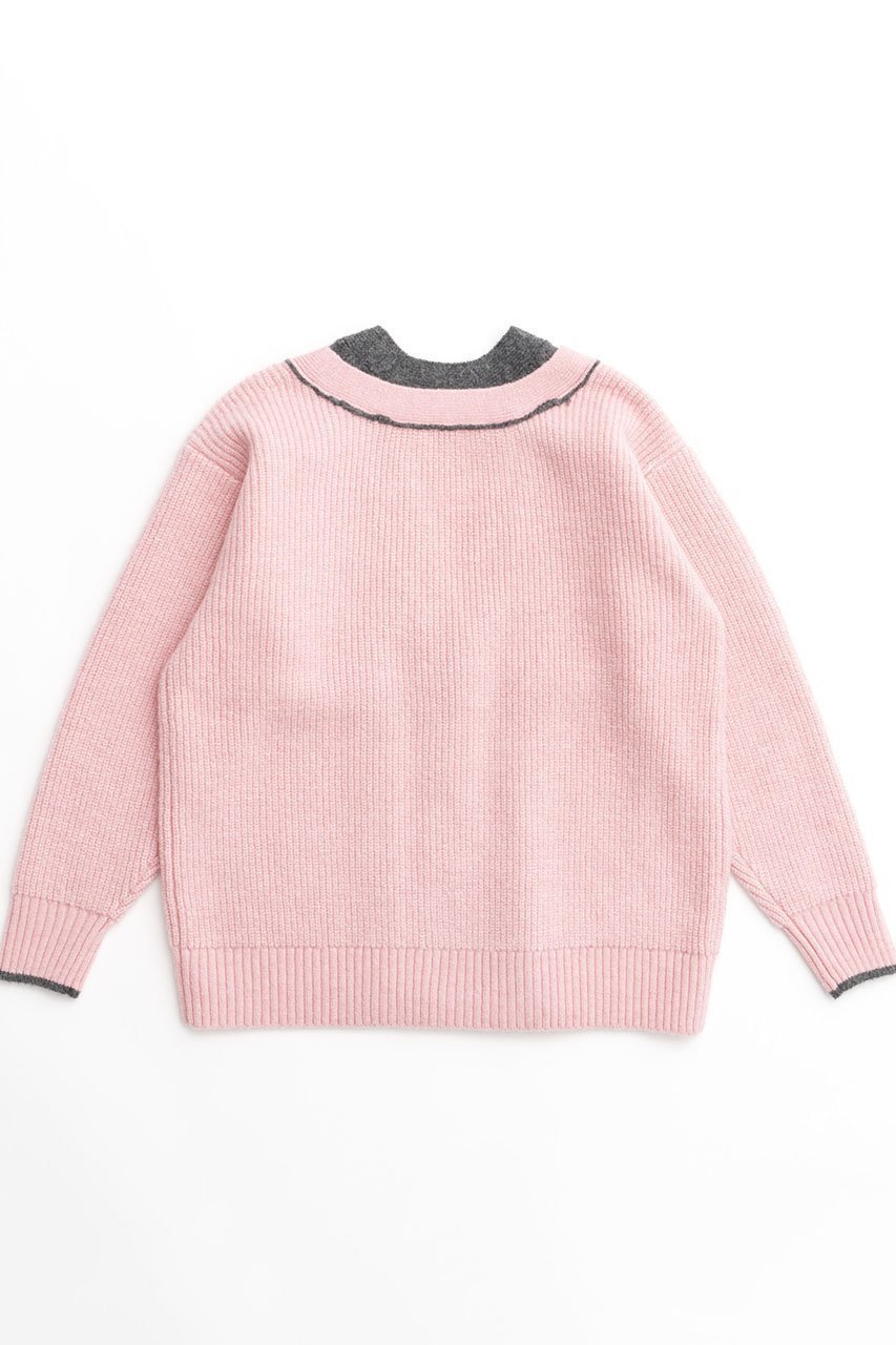 【メゾンスペシャル/MAISON SPECIAL】のDouble Color Layered Knit Cardigan/ダブルカラーレイヤードニットカーディガン 人気、トレンドファッション・服の通販 founy(ファニー) 　ファッション　Fashion　レディースファッション　WOMEN　トップス・カットソー　Tops/Tshirt　ニット　Knit Tops　カーディガン　Cardigans　おすすめ　Recommend　カーディガン　Cardigan　ドッキング　Docking　other-4|ID: prp329100004158507 ipo3291000000031617145