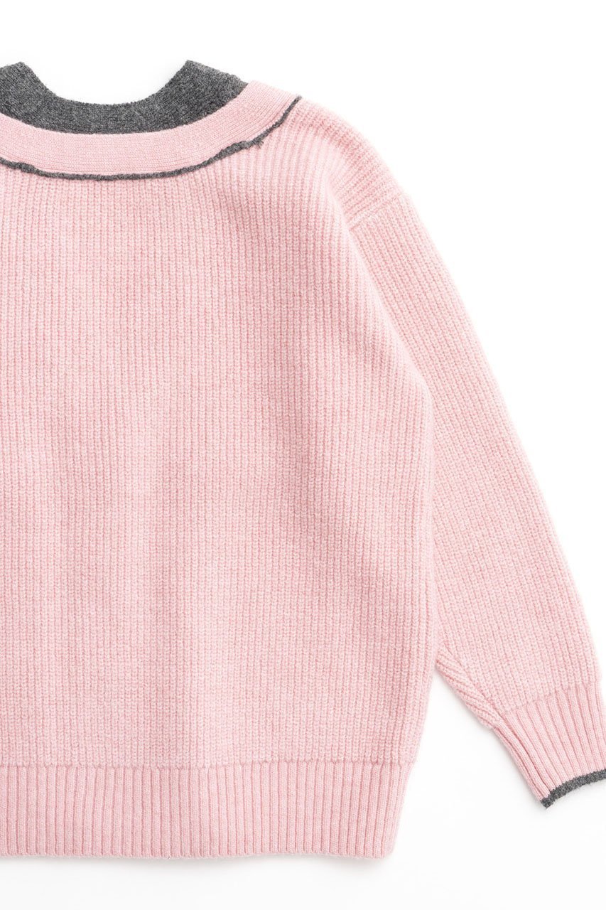【メゾンスペシャル/MAISON SPECIAL】のDouble Color Layered Knit Cardigan/ダブルカラーレイヤードニットカーディガン 人気、トレンドファッション・服の通販 founy(ファニー) 　ファッション　Fashion　レディースファッション　WOMEN　トップス・カットソー　Tops/Tshirt　ニット　Knit Tops　カーディガン　Cardigans　おすすめ　Recommend　カーディガン　Cardigan　ドッキング　Docking　other-5|ID: prp329100004158507 ipo3291000000031617146