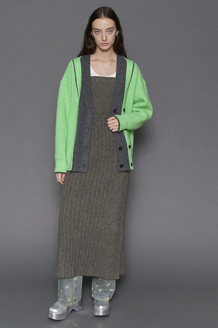 【メゾンスペシャル/MAISON SPECIAL】のDouble Color Layered Knit Cardigan/ダブルカラーレイヤードニットカーディガン 人気、トレンドファッション・服の通販 founy(ファニー) 　ファッション　Fashion　レディースファッション　WOMEN　トップス・カットソー　Tops/Tshirt　ニット　Knit Tops　カーディガン　Cardigans　おすすめ　Recommend　カーディガン　Cardigan　ドッキング　Docking　other-6|ID: prp329100004158507 ipo3291000000031617147