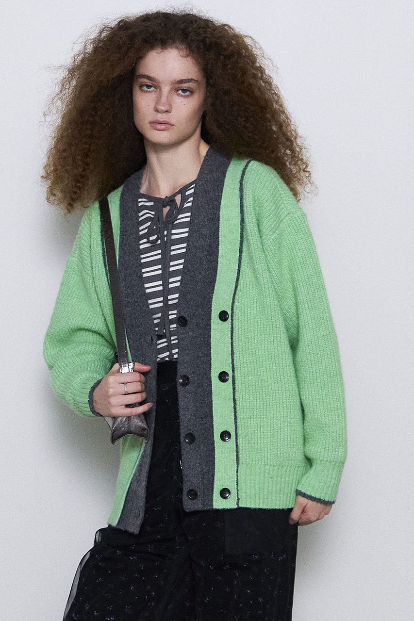 【メゾンスペシャル/MAISON SPECIAL】のDouble Color Layered Knit Cardigan/ダブルカラーレイヤードニットカーディガン 人気、トレンドファッション・服の通販 founy(ファニー) 　ファッション　Fashion　レディースファッション　WOMEN　トップス・カットソー　Tops/Tshirt　ニット　Knit Tops　カーディガン　Cardigans　おすすめ　Recommend　カーディガン　Cardigan　ドッキング　Docking　other-8|ID: prp329100004158507 ipo3291000000031617149