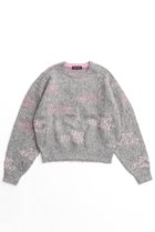 【メゾンスペシャル/MAISON SPECIAL】のBRIGHT Logo Knit Tops/ブライトロゴニット GRY(グレー)|ID:prp329100004158508