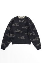 【メゾンスペシャル/MAISON SPECIAL】のBRIGHT Logo Knit Tops/ブライトロゴニット BLK(ブラック)|ID: prp329100004158508 ipo3291000000035067176