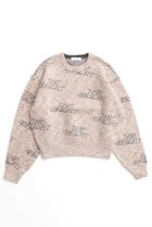 【メゾンスペシャル/MAISON SPECIAL】のBRIGHT Logo Knit Tops/ブライトロゴニット PNK(ピンク)|ID: prp329100004158508 ipo3291000000035067178