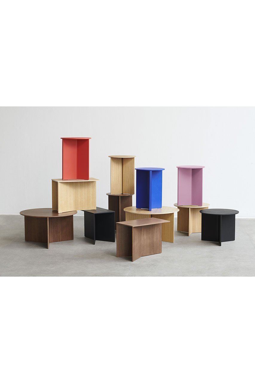 【ヘイ/HAY / GOODS】のSLIT TABLE WOOD HIGH【メーカー取り寄せ】 人気、トレンドファッション・服の通販 founy(ファニー) 　おすすめ　Recommended / Our Picks　コンパクト　Compact, Small Size　シンプル　Simple, Minimal　スリム　Slim, Slim Fit　テーブル　Table, Dining Table　フォルム　Silhouette, Form　other-5|ID: prp329100004159634 ipo3291000000035545328