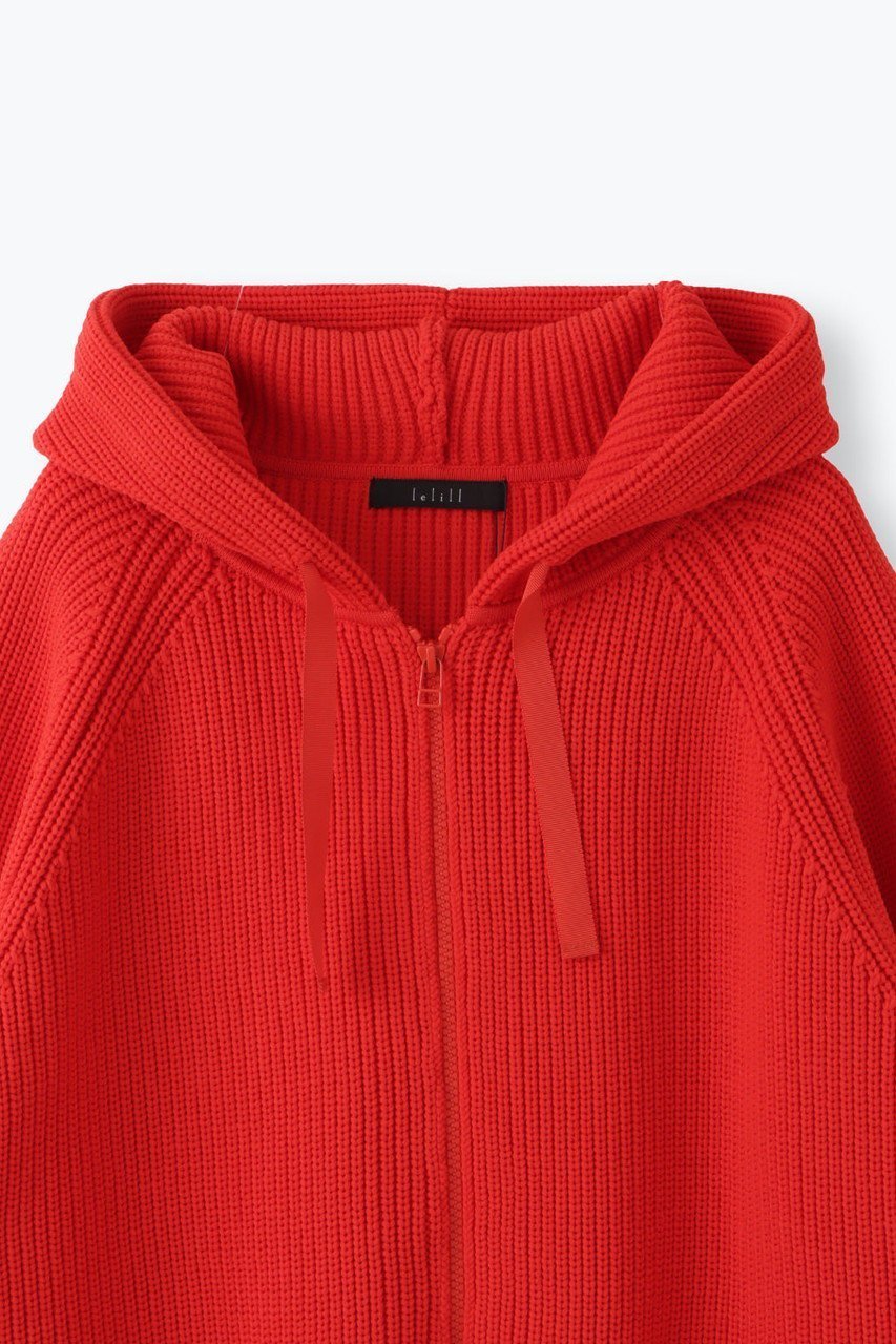 【レリル/lelill】のハイテク畦フーディー 人気、トレンドファッション・服の通販 founy(ファニー) 　ファッション　Fashion　レディースファッション　WOMEN　アウター　Coat Outerwear　コート　Coats　アンサンブル　Ensemble　ショート　Short　リブニット　Rib Knit　定番　Standard　畦　Ridge　other-3|ID: prp329100004159651 ipo3291000000031398100