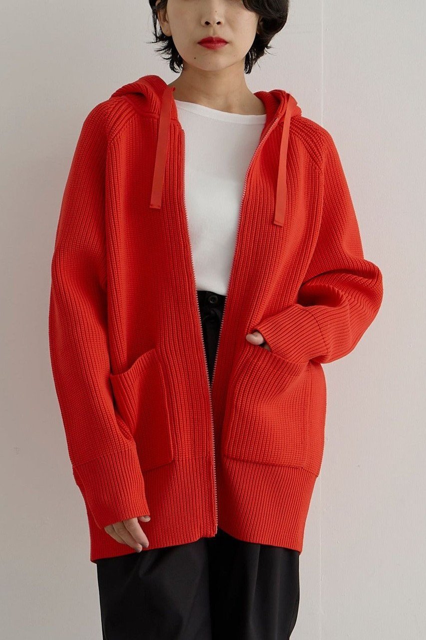 【レリル/lelill】のハイテク畦フーディー 人気、トレンドファッション・服の通販 founy(ファニー) 　ファッション　Fashion　レディースファッション　WOMEN　アウター　Coat Outerwear　コート　Coats　アンサンブル　Ensemble　ショート　Short　リブニット　Rib Knit　定番　Standard　畦　Ridge　other-8|ID: prp329100004159651 ipo3291000000031398110