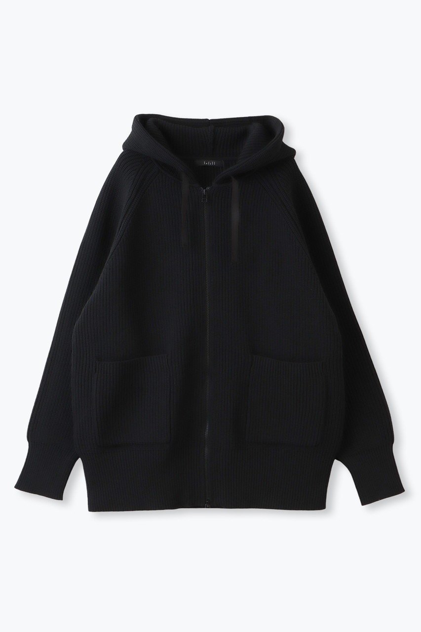 【レリル/lelill】のハイテク畦フーディー 人気、トレンドファッション・服の通販 founy(ファニー) 　ファッション　Fashion　レディースファッション　Fashion for Women　アウター　Coat / Outerwear Collection　コート・ロングコート・ピーコート　Long Coats, Peacoats & More　アンサンブル　Ensemble Set　ショート　Short, Short Length　リブニット　Rib Knit, Ribbed Knit　定番　Standard, Basic Item　畦　Ribbed Knit　 other-1|ID: prp329100004159651 ipo3291000000032922870