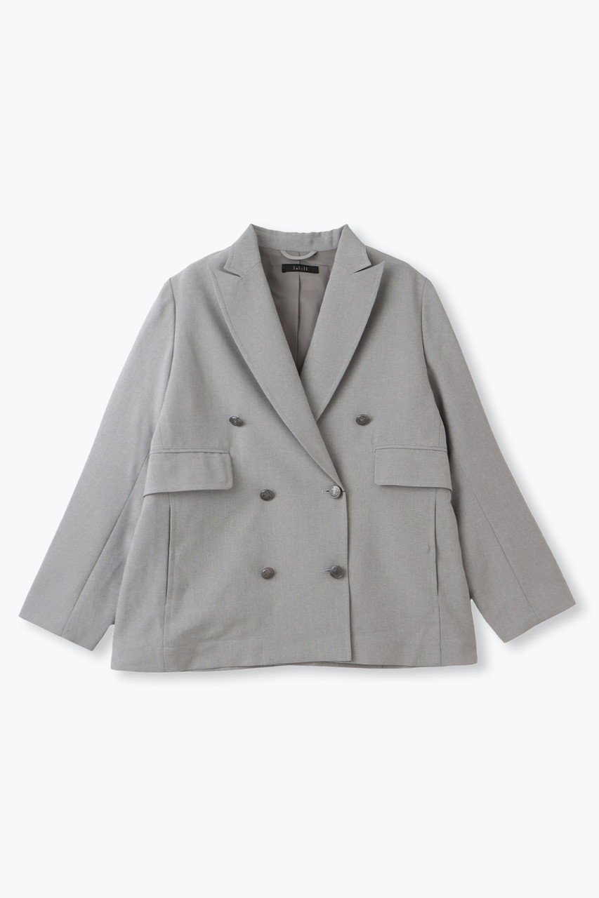 【レリル/lelill】のハイテクトロピカルブレザー インテリア・キッズ・メンズ・レディースファッション・服の通販 founy(ファニー) 　ファッション　Fashion　レディースファッション　Fashion for Women　アウター　Coat / Outerwear Collection　レディースジャケット・軽アウター　Jackets　ジャケット　Jacket, Outerwear　フラップ　Flap, Flap Pocket　ポケット　Pocket, Pocket Detail　グレー|ID: prp329100004159653 ipo3291000000032956991