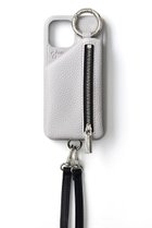 【エジュー/ajew】のiPhone16/16Pro ajew cadenas zipphone case shoulder アイスグレー|ID: prp329100004159654 ipo3291000000030624540