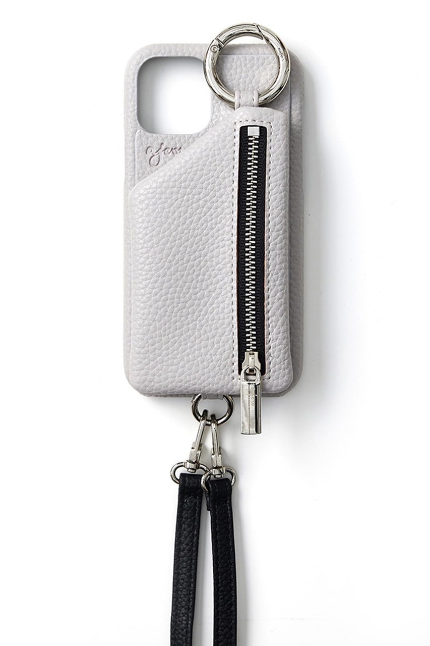 【エジュー/ajew】のiPhone16/16Pro ajew cadenas zipphone case shoulder インテリア・キッズ・メンズ・レディースファッション・服の通販 founy(ファニー) 　ファッション　Fashion　レディースファッション　Fashion for Women　アクセサリー　Fashion Accessories　カメラ　Camera Accessories　ショルダー　Shoulder, Shoulder Strap　シルバー　Silver, Metallic Silver　シンプル　Simple, Minimal　スタイリッシュ　Stylish, Fashionable　定番　Standard, Basic Item　ベーシック　Basic, Essential　ポケット　Pocket, Pocket Detail　ループ　Loop, Loop Knit　おすすめ　Recommended / Our Picks　iPhone アイフォーン　iPhone　アイスグレー|ID: prp329100004159654 ipo3291000000032815388