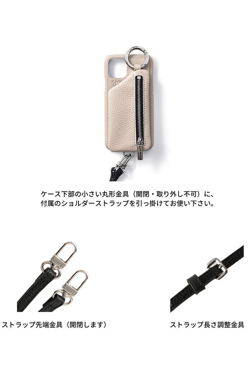 【エジュー/ajew】のiPhone16/16Pro ajew cadenas zipphone case shoulder 人気、トレンドファッション・服の通販 founy(ファニー) 　ファッション　Fashion　レディースファッション　Fashion for Women　アクセサリー　Fashion Accessories　カメラ　Camera Accessories　ショルダー　Shoulder, Shoulder Strap　シルバー　Silver, Metallic Silver　シンプル　Simple, Minimal　スタイリッシュ　Stylish, Fashionable　定番　Standard, Basic Item　ベーシック　Basic, Essential　ポケット　Pocket, Pocket Detail　ループ　Loop, Loop Knit　おすすめ　Recommended / Our Picks　iPhone アイフォーン　iPhone　other-4|ID: prp329100004159654 ipo3291000000032815398