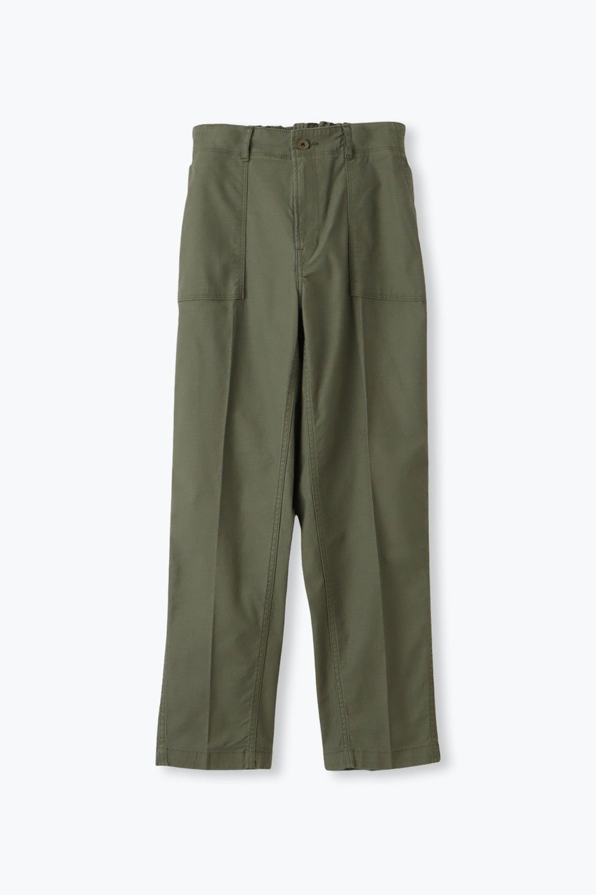 【レリル/lelill】のワイドテーパードベイカーPT インテリア・キッズ・メンズ・レディースファッション・服の通販 founy(ファウニー) 　ファッション　Fashion　レディースファッション　Fashion for Women　パンツ　Pants & Trousers　ストレッチ　Stretch, Stretchy Fabric　ストレート　Straight, Straight Cut　テーパード　Tapered, Tapered Pants　ワイド　Wide, Wide Fit　カーキ|ID: prp329100004159655 ipo3291000000036907111