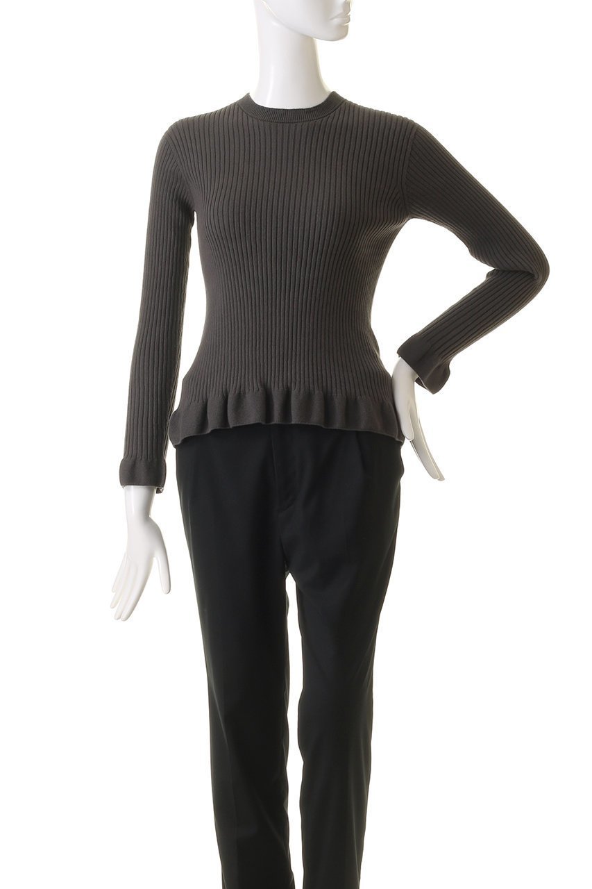 【ナナデコール/nanadecor】のコットンエアリーリブフリルトップス 人気、トレンドファッション・服の通販 founy(ファニー) 　ファッション　Fashion　レディースファッション　WOMEN　トップス・カットソー　Tops/Tshirt　エレガント 上品　Elegant　パジャマ　Pajamas　フリル　Frills　人気　Popularity　other-2|ID: prp329100004159673 ipo3291000000031398204