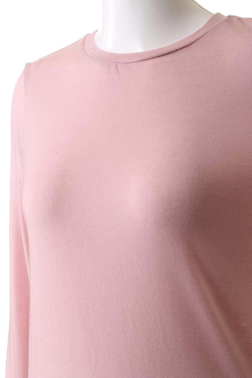 【ナナデコール/nanadecor】のKOリヨセルローゲージロングTシャツ 人気、トレンドファッション・服の通販 founy(ファニー) 　ファッション　Fashion　レディースファッション　Fashion for Women　トップス・カットソー　Cut & Sew Tops　シャツ・ブラウス・オフィスカジュアル　Elegant Blouses & Button-Ups　ロングTシャツ・Tシャツ　Longline T-Shirts & Tees　カットソー・ベーシックTシャツ　Cut-and-Sewn Tops / Stretch Tees & Basics　なめらか　Smooth, Silky Texture　スリーブ　Sleeve, Long Sleeve / Short Sleeve　ベーシック　Basic, Essential　ロング　Long, Long-Length　other-5|ID: prp329100004159674 ipo3291000000032895982