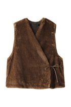 【ミズイロ インド/mizuiro ind】のimitation fur short vest ベスト beige|ID: prp329100004159696 ipo3291000000028702343