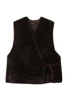 【ミズイロ インド/mizuiro ind】のimitation fur short vest ベスト brown|ID: prp329100004159696 ipo3291000000028702344