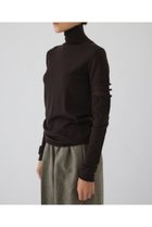 【リムアーク/RIM.ARK】の【10/2 10:00販売開始】Turtleneck tight knit tops/ニット ダークブラウン|ID:prp329100004159708