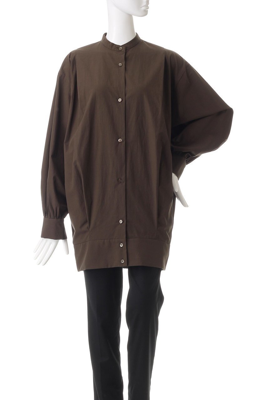 【リムアーク/RIM.ARK】のOversized cocoon SH/シャツ 人気、トレンドファッション・服の通販 founy(ファニー) 　ファッション　Fashion　レディースファッション　WOMEN　トップス・カットソー　Tops/Tshirt　シャツ/ブラウス　Shirts/Blouses　おすすめ　Recommend　シャーリング　Shirring　スリーブ　Sleeve　タイプライター　Typewriter　チュニック　Tunic　リラックス　Relax　ロング　Long　other-2|ID: prp329100004159709 ipo3291000000031398292