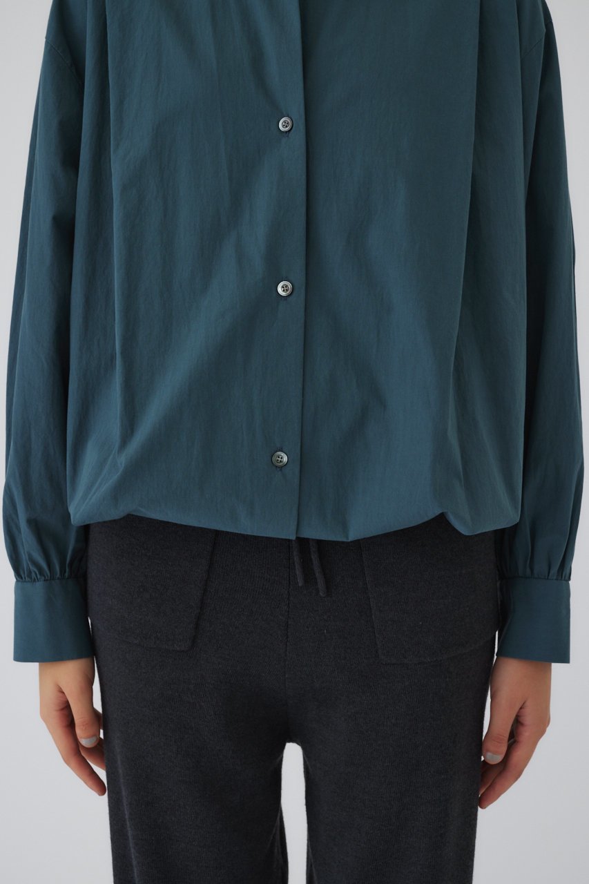 【リムアーク/RIM.ARK】のOversized cocoon SH/シャツ 人気、トレンドファッション・服の通販 founy(ファニー) 　ファッション　Fashion　レディースファッション　WOMEN　トップス・カットソー　Tops/Tshirt　シャツ/ブラウス　Shirts/Blouses　おすすめ　Recommend　シャーリング　Shirring　スリーブ　Sleeve　タイプライター　Typewriter　チュニック　Tunic　リラックス　Relax　ロング　Long　other-6|ID: prp329100004159709 ipo3291000000031398300