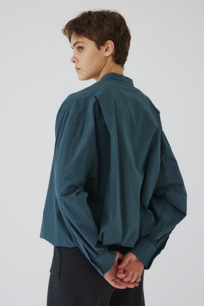 【リムアーク/RIM.ARK】のOversized cocoon SH/シャツ 人気、トレンドファッション・服の通販 founy(ファニー) 　ファッション　Fashion　レディースファッション　WOMEN　トップス・カットソー　Tops/Tshirt　シャツ/ブラウス　Shirts/Blouses　おすすめ　Recommend　シャーリング　Shirring　スリーブ　Sleeve　タイプライター　Typewriter　チュニック　Tunic　リラックス　Relax　ロング　Long　other-7|ID: prp329100004159709 ipo3291000000031398302